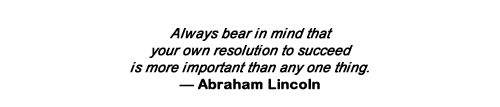 Abraham Lincoln on Success